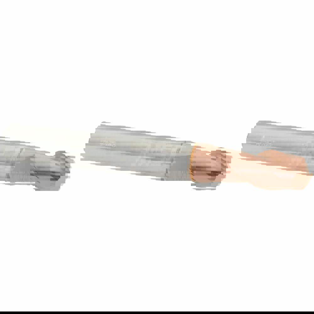 Square End Mill: 1/2'' Dia, 1'' LOC, 1/2'' Shank Dia, 4'' OAL, 2 Flutes, Solid Carbide