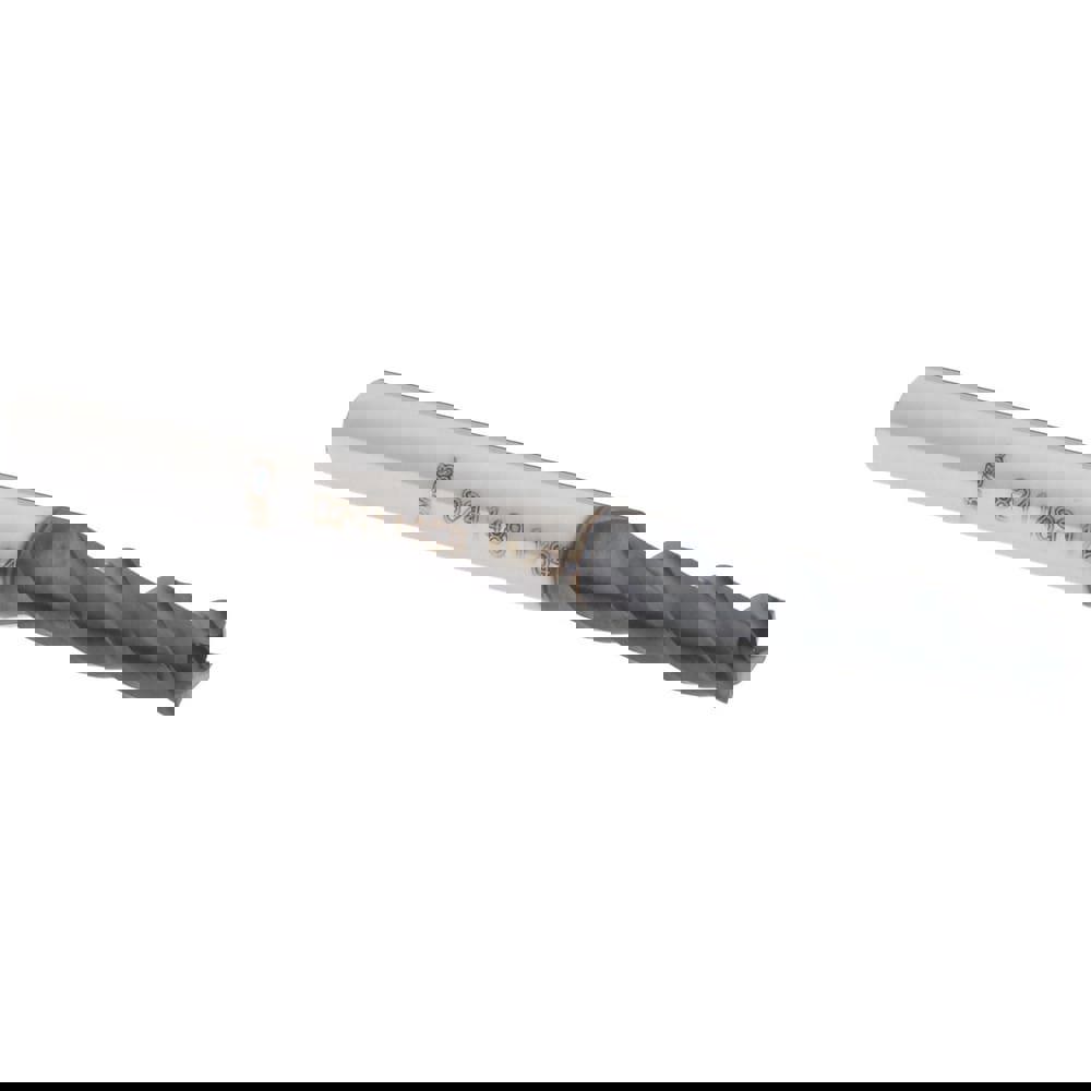 Square End Mill: 11/64'' Dia, 5/8'' LOC, 3/16'' Shank Dia, 2'' OAL, 3 Flutes, Solid Carbide