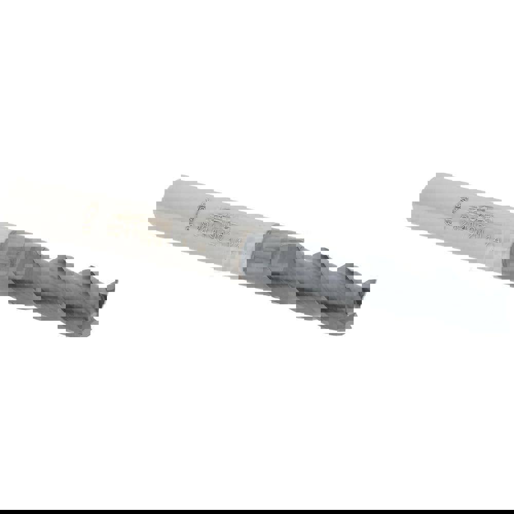 Square End Mill: 1/4'' Dia, 3/4'' LOC, 1/4'' Shank Dia, 2-1/2'' OAL, 3 Flutes, Solid Carbide