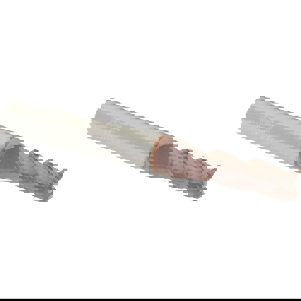 Square End Mill: 17/64'' Dia, 3/4'' LOC, 5/16'' Shank Dia, 2-1/2'' OAL, 3 Flutes, Solid Carbide