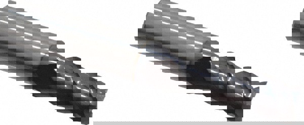 Square End Mill: 25/64'' Dia, 1'' LOC, 7/16'' Shank Dia, 2-3/4'' OAL, 3 Flutes, Solid Carbide