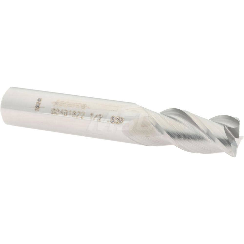 Corner Radius End Mill: 1/2