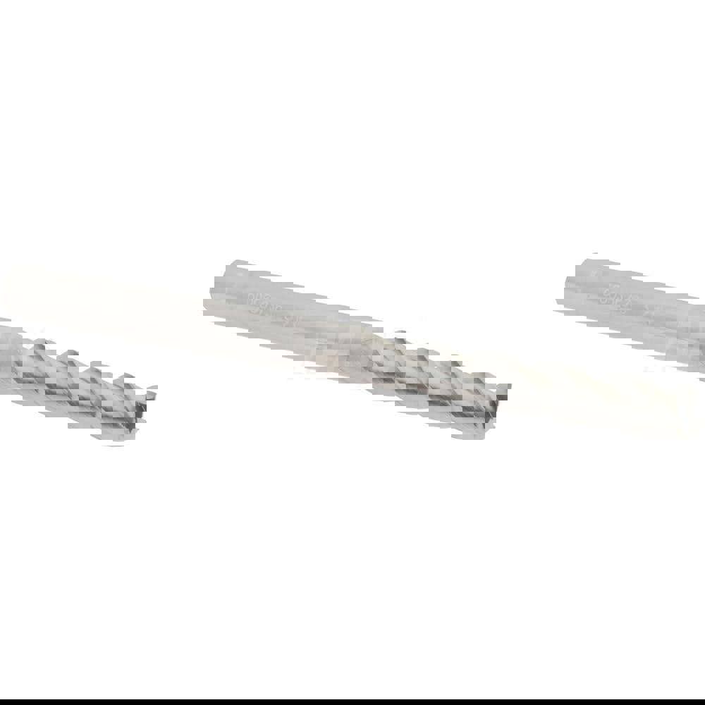 Square End Mill: 3/16'' Dia, 1'' LOC, 3/16'' Shank Dia, 2-1/2'' OAL, 3 Flutes, Solid Carbide