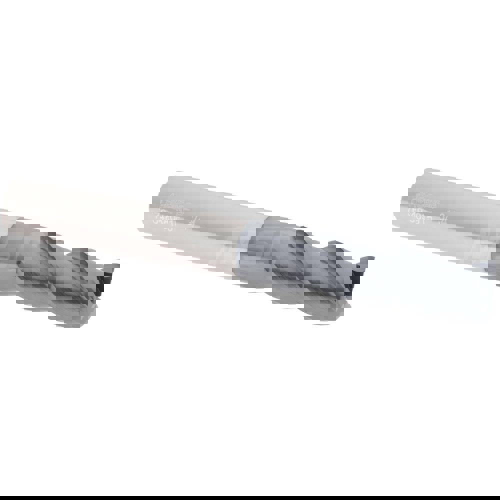 Square End Mill: 3/4'' Dia, 2'' LOC, 3/4'' Shank Dia, 6'' OAL, 3 Flutes, Solid Carbide