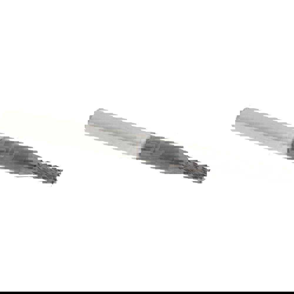 Square End Mill: 5/64'' Dia, 1/4'' LOC, 1/8'' Shank Dia, 1-1/2'' OAL, 4 Flutes, Solid Carbide