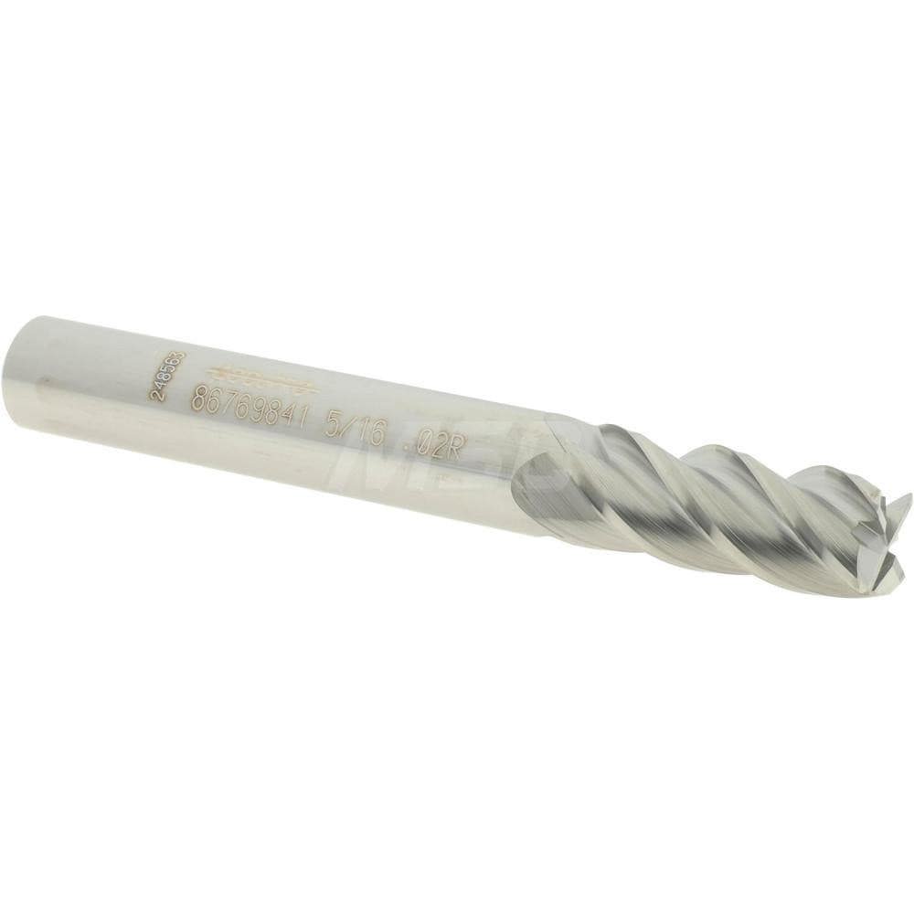 Corner Radius End Mill: 5/16