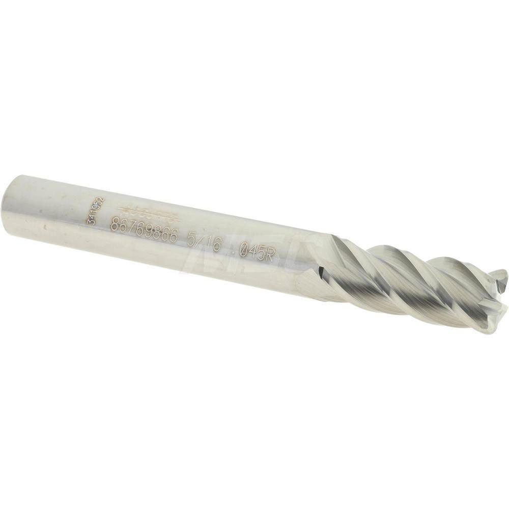 Corner Radius End Mill: 5/16