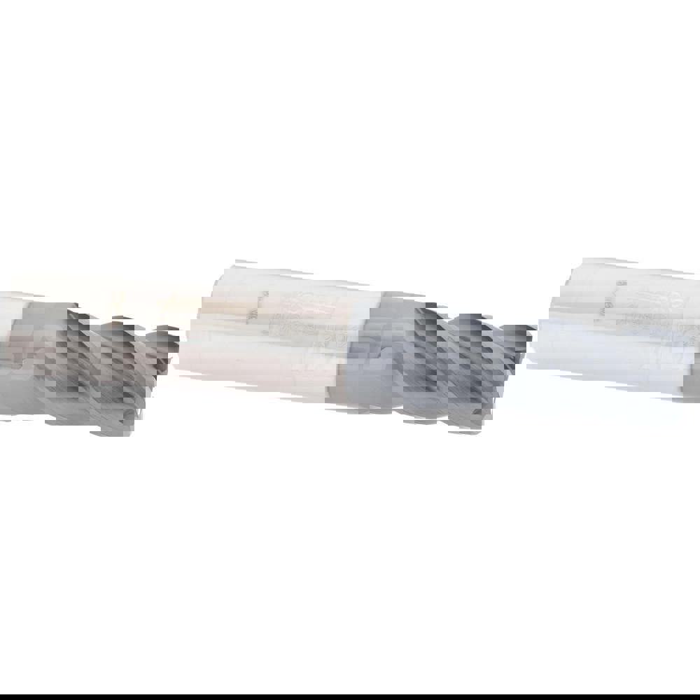 Square End Mill: 15/32'' Dia, 1'' LOC, 1/2'' Shank Dia, 3'' OAL, 4 Flutes, Solid Carbide