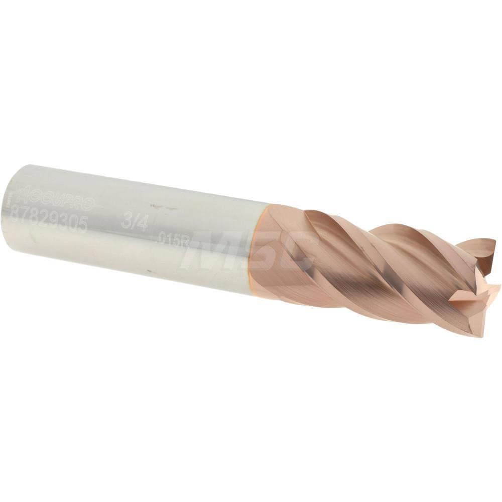 Corner Radius End Mill: 3/4