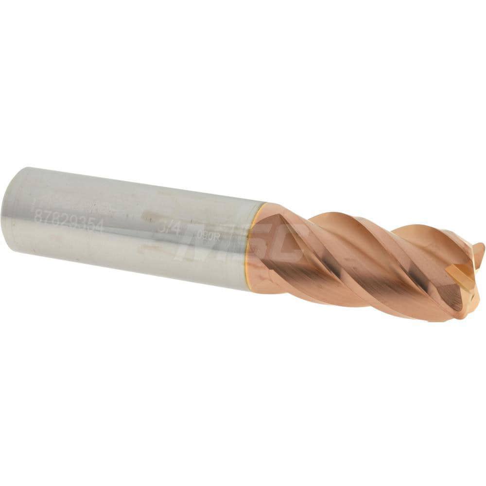 Corner Radius End Mill: 3/4