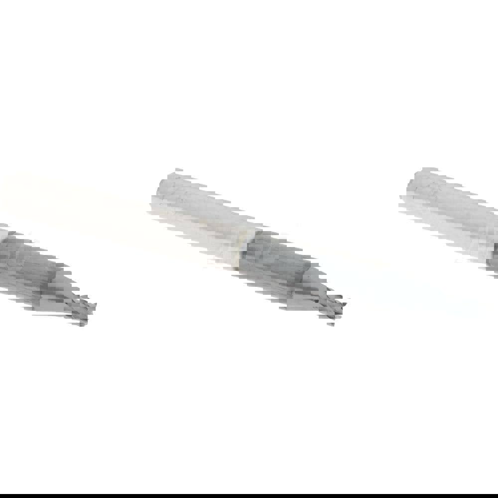 Square End Mill: 1/16'' Dia, 1/8'' LOC, 1/8'' Shank Dia, 1-1/2'' OAL, 4 Flutes, Solid Carbide