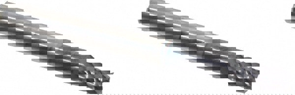 Square End Mill: 11/64'' Dia, 3/8'' LOC, 3/16'' Shank Dia, 2'' OAL, 4 Flutes, Solid Carbide