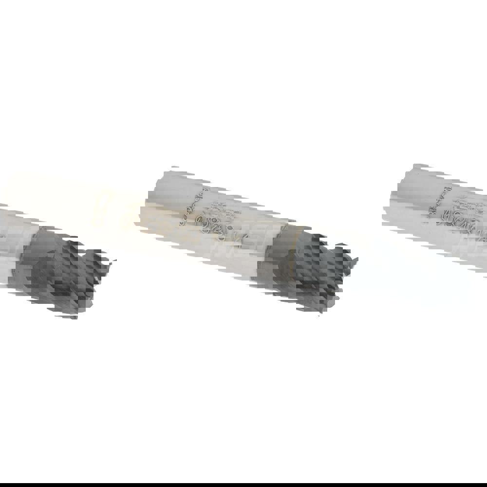 Square End Mill: 1/4'' Dia, 3/8'' LOC, 1/4'' Shank Dia, 2'' OAL, 4 Flutes, Solid Carbide