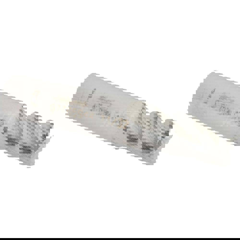 Square End Mill: 11/32'' Dia, 5/8'' LOC, 3/8'' Shank Dia, 2'' OAL, 4 Flutes, Solid Carbide