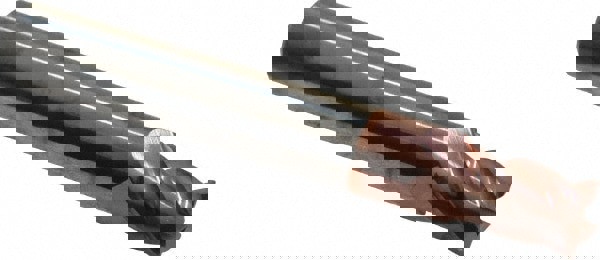 Square End Mill: 0.3543'' Dia, 0.5512'' LOC, 2-3/4'' OAL, 4 Flutes, Solid Carbide