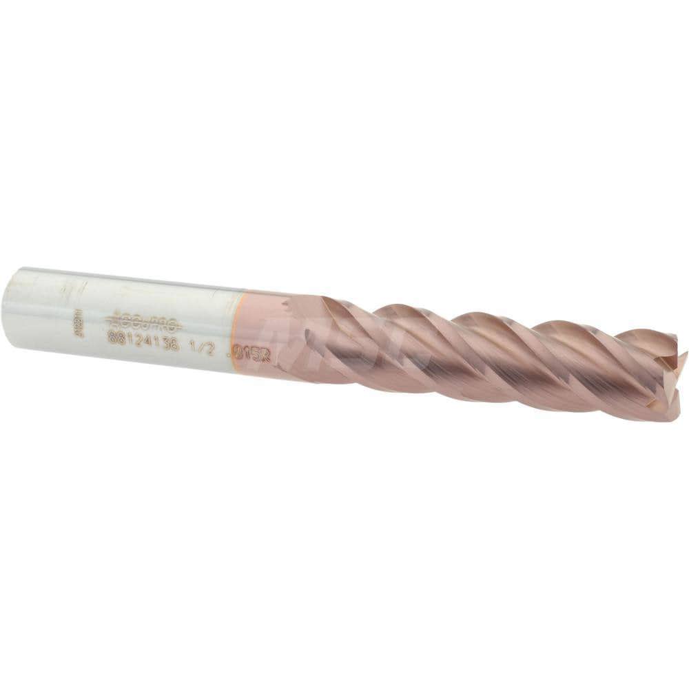 Corner Radius End Mill: 1/2