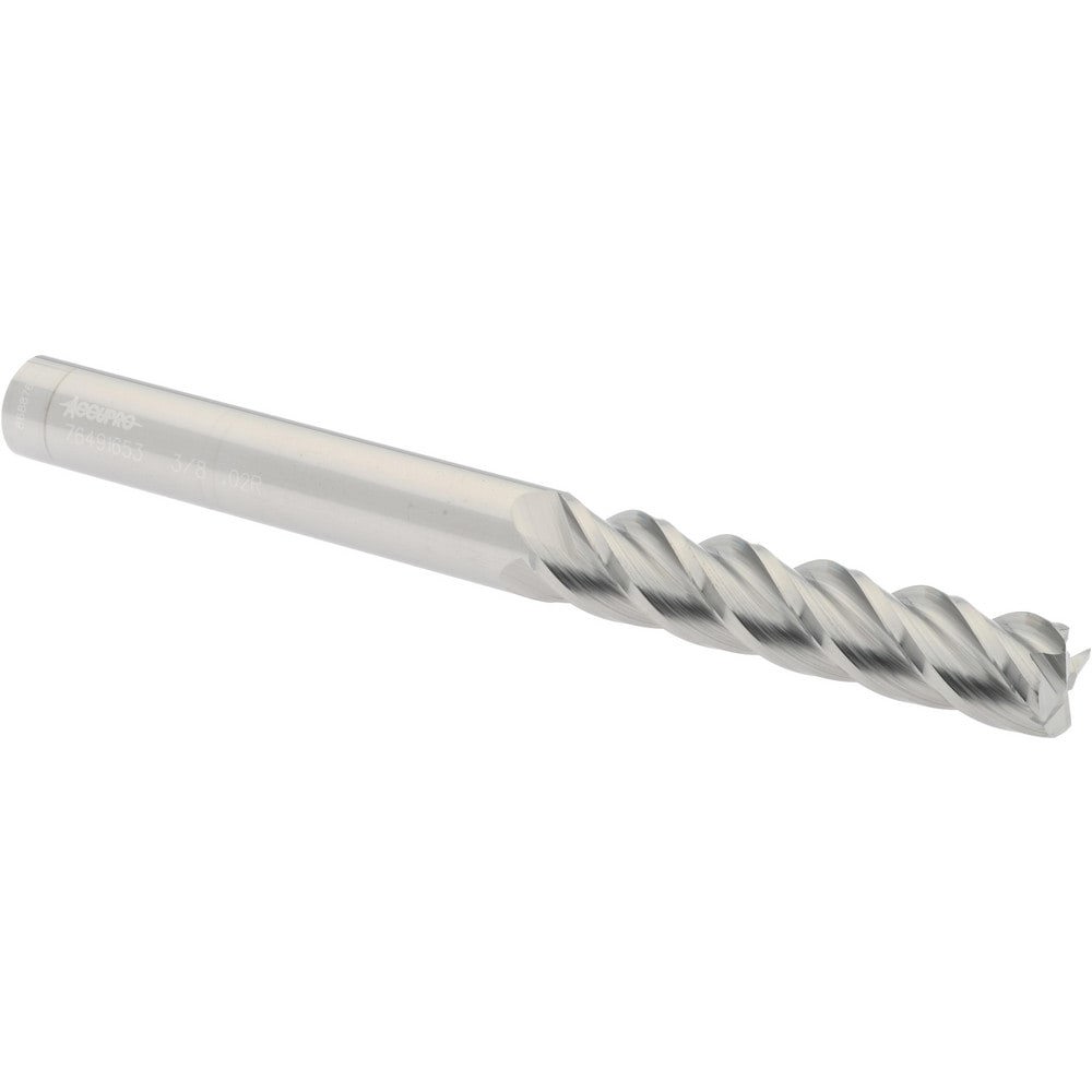 Corner Radius End Mill: 3/8