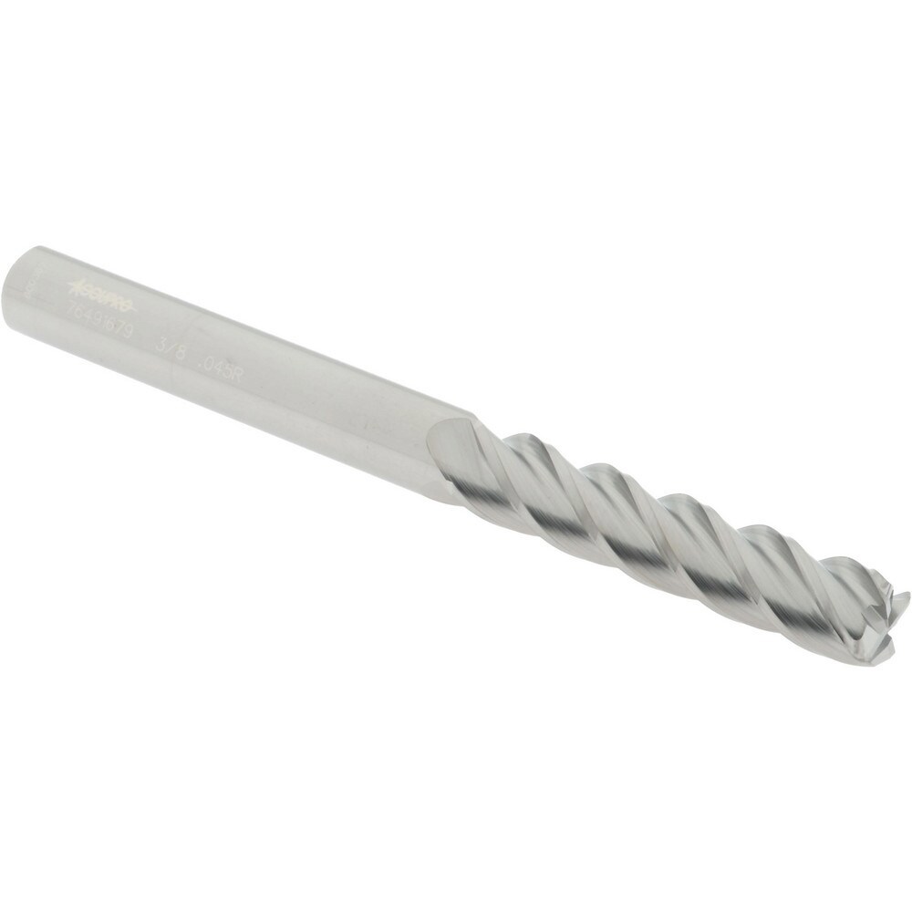 Corner Radius End Mill: 3/8