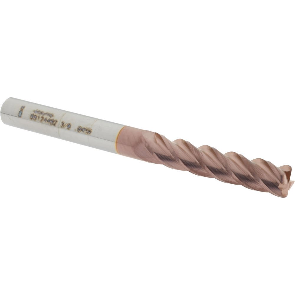 Corner Radius End Mill: 3/8