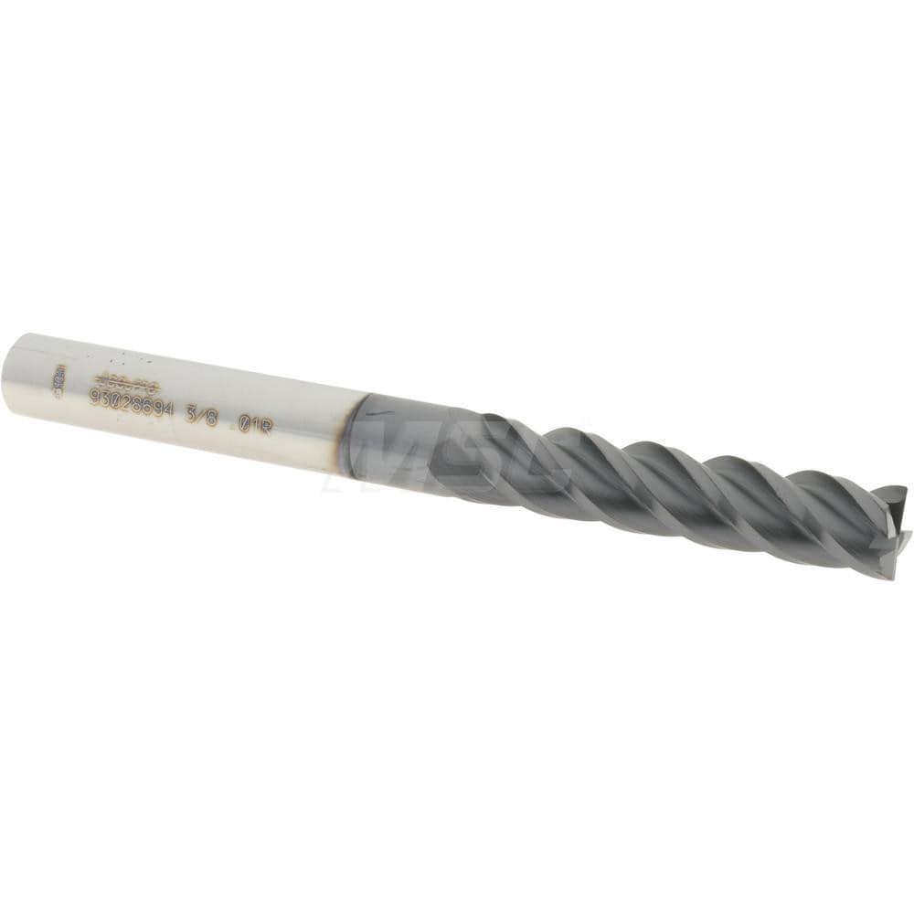 Corner Radius End Mill: 3/8