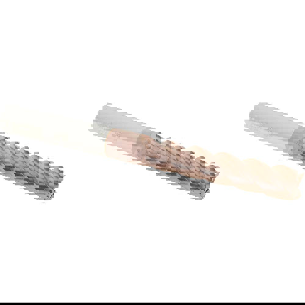 Square End Mill: 9/16'' Dia, 3'' LOC, 9/16'' Shank Dia, 6'' OAL, 4 Flutes, Solid Carbide