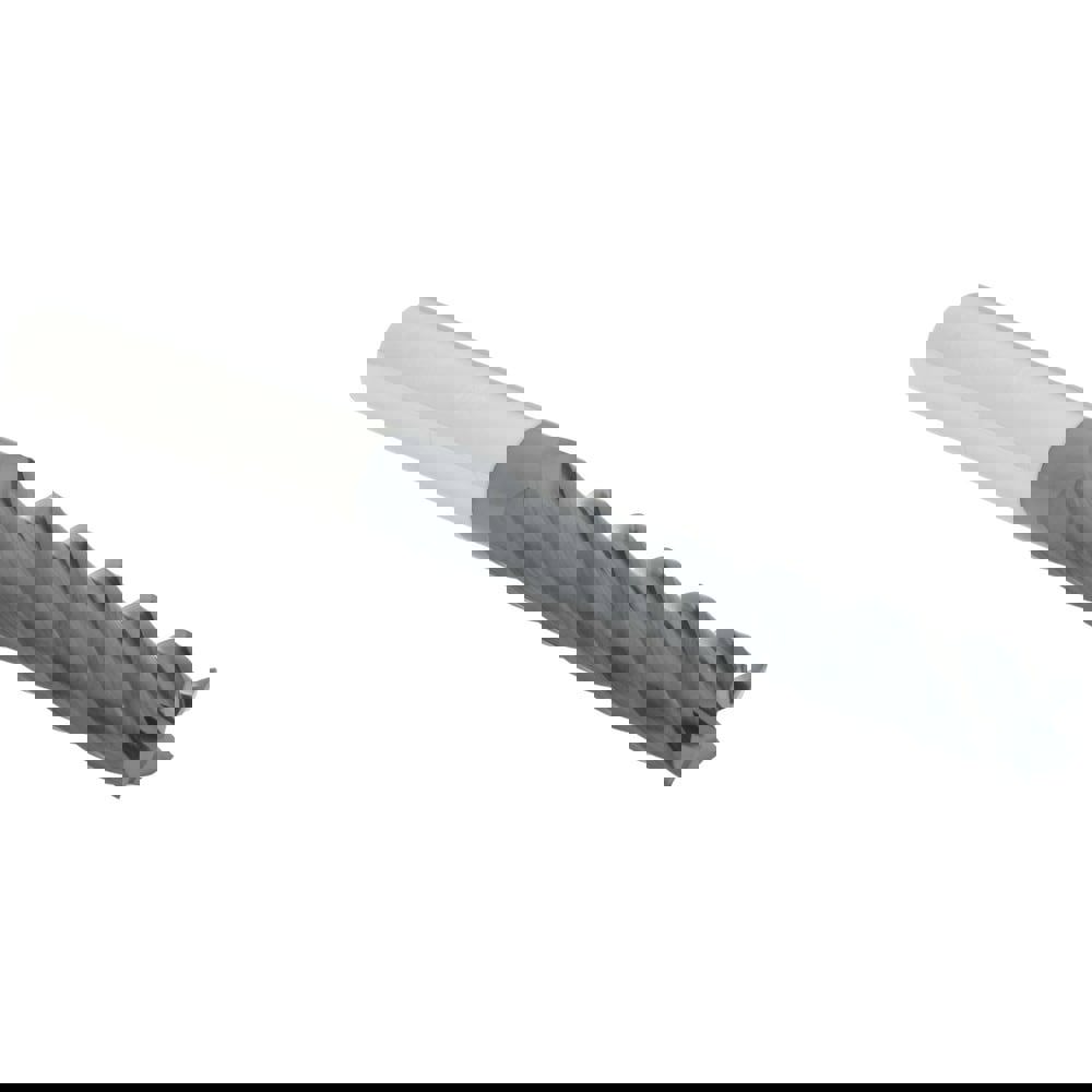 Square End Mill: 9/16'' Dia, 3'' LOC, 9/16'' Shank Dia, 6'' OAL, 4 Flutes, Solid Carbide