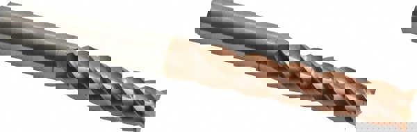 Square End Mill: 5/8'' Dia, 3'' LOC, 5/8'' Shank Dia, 6'' OAL, 4 Flutes, Solid Carbide