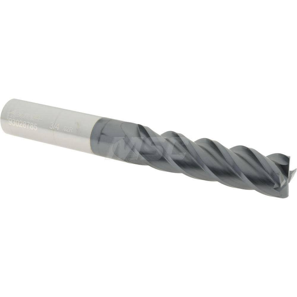 Corner Radius End Mill: 3/4