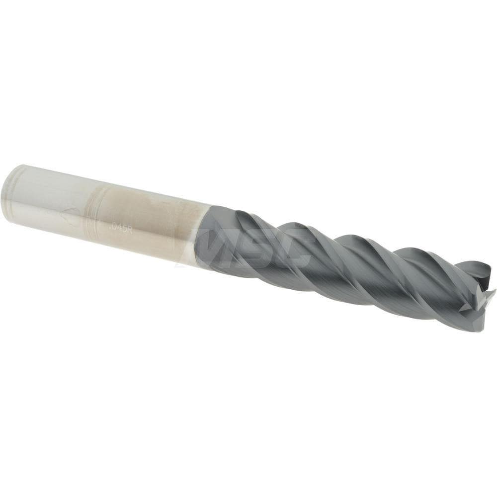 Corner Radius End Mill: 3/4