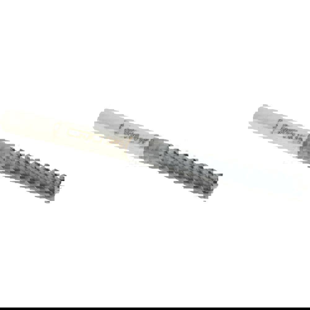 Square End Mill: 3/16'' Dia, 1'' LOC, 3/16'' Shank Dia, 2-1/2'' OAL, 4 Flutes, Solid Carbide