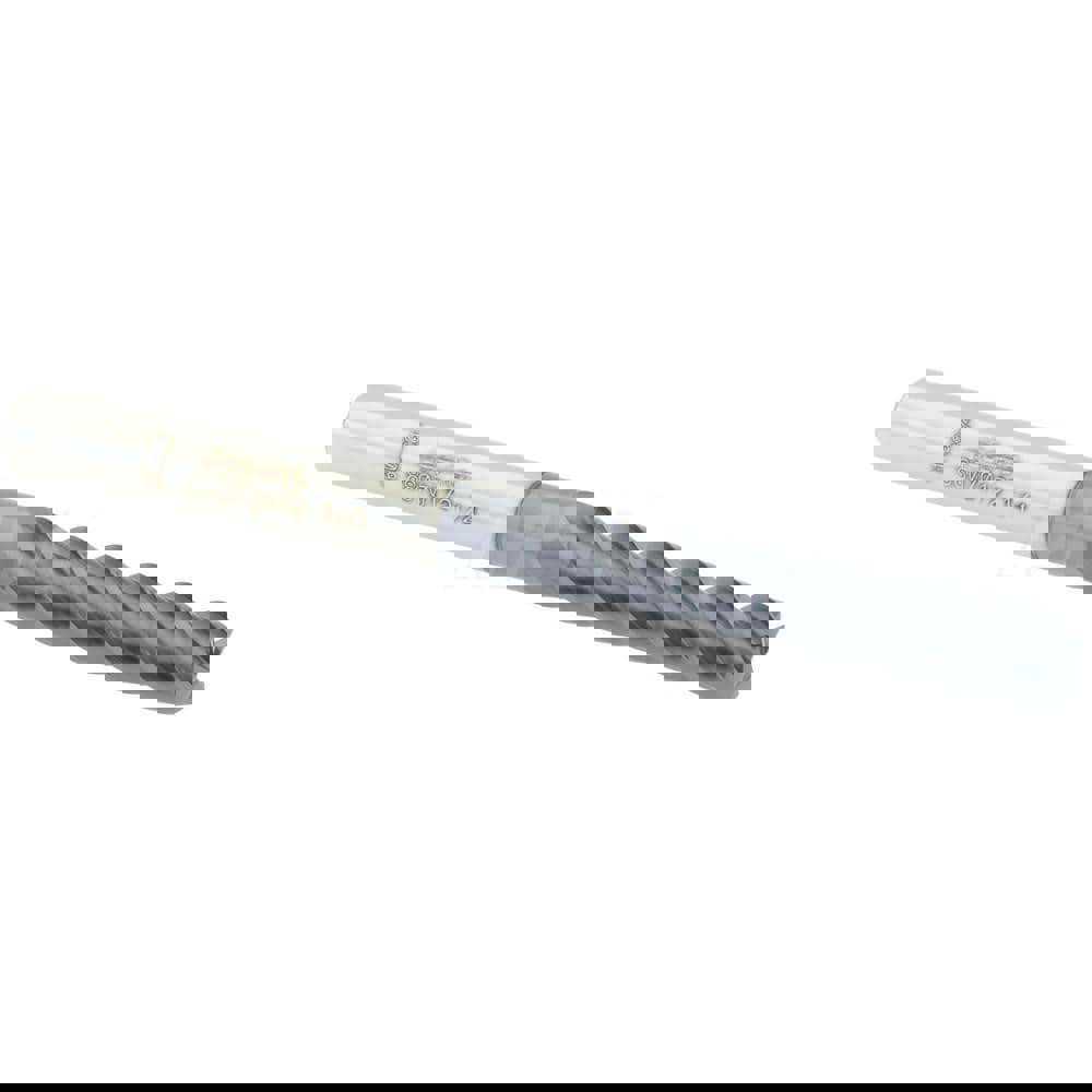 Square End Mill: 1/4'' Dia, 1-1/4'' LOC, 1/4'' Shank Dia, 3'' OAL, 4 Flutes, Solid Carbide