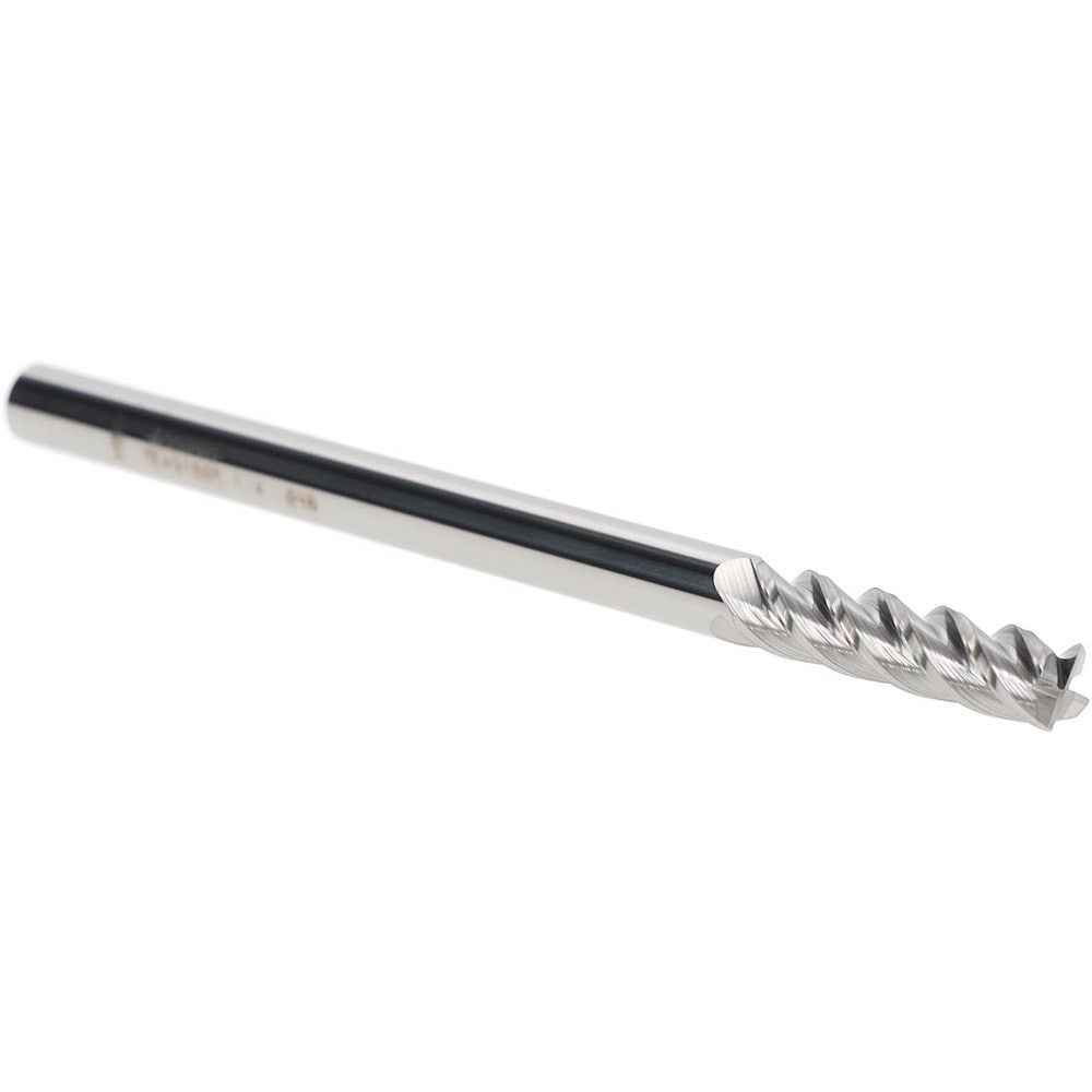 Corner Radius End Mill: 1/4