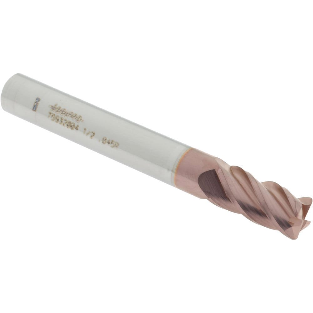 Corner Radius End Mill: 1/2