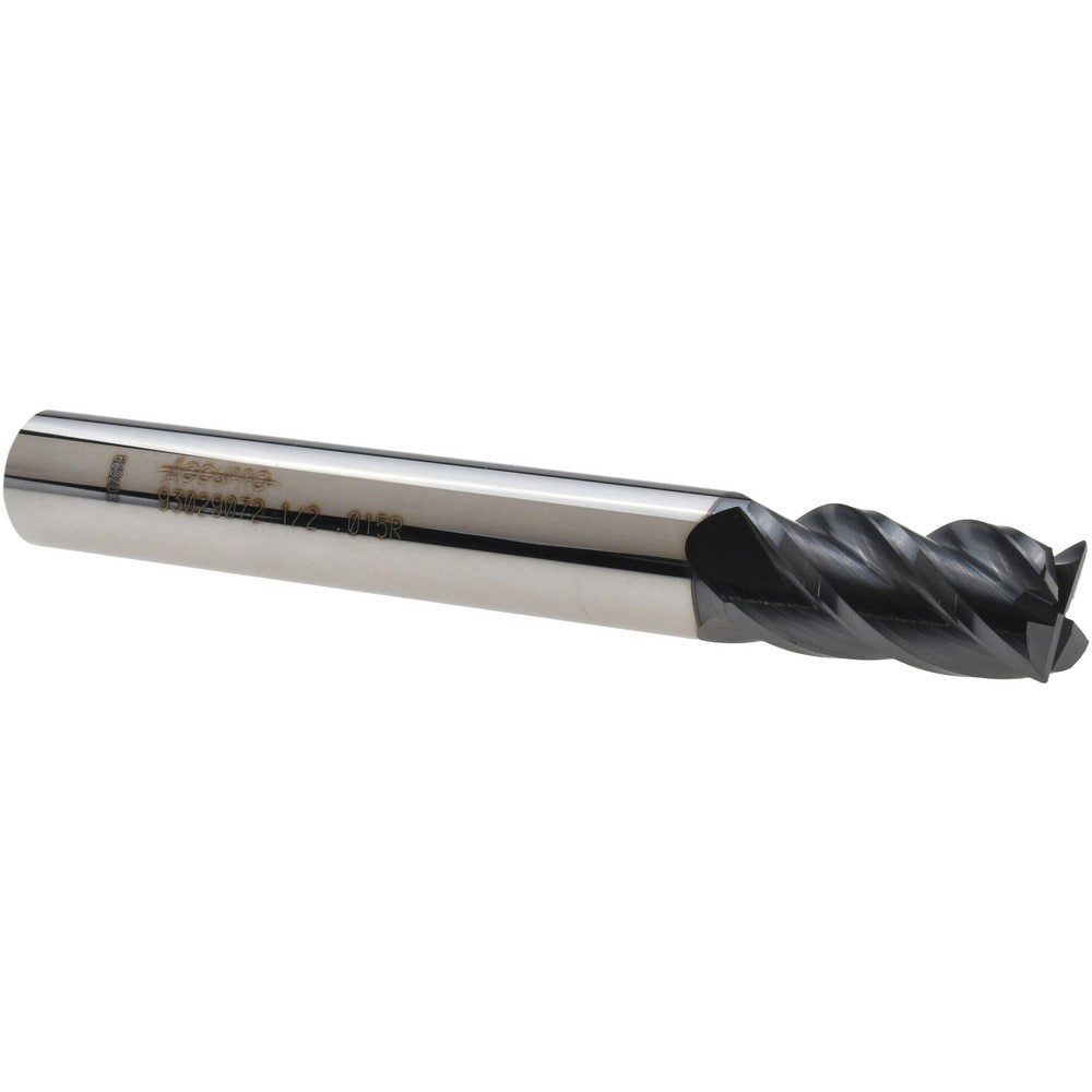 Corner Radius End Mill: 1/2