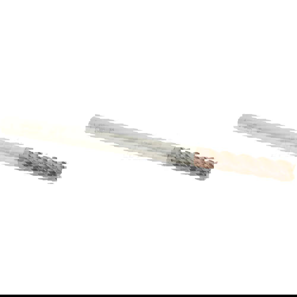 Square End Mill: 3/8'' Dia, 1-1/2'' LOC, 3/8'' Shank Dia, 6'' OAL, 4 Flutes, Solid Carbide