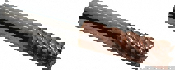 Square End Mill: 7/16'' Dia, 1'' LOC, 7/16'' Shank Dia, 2-3/4'' OAL, 6 Flutes, Solid Carbide