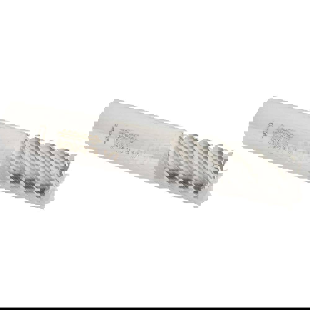 Square End Mill: 1/2'' Dia, 1'' LOC, 1/2'' Shank Dia, 3'' OAL, 6 Flutes, Solid Carbide