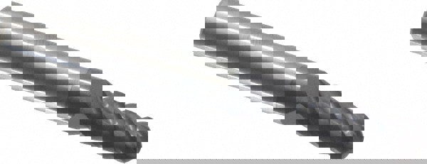 Ball End Mill: 7.00 mm Dia, 19.00 mm LOC, 4 Flute, Solid Carbide