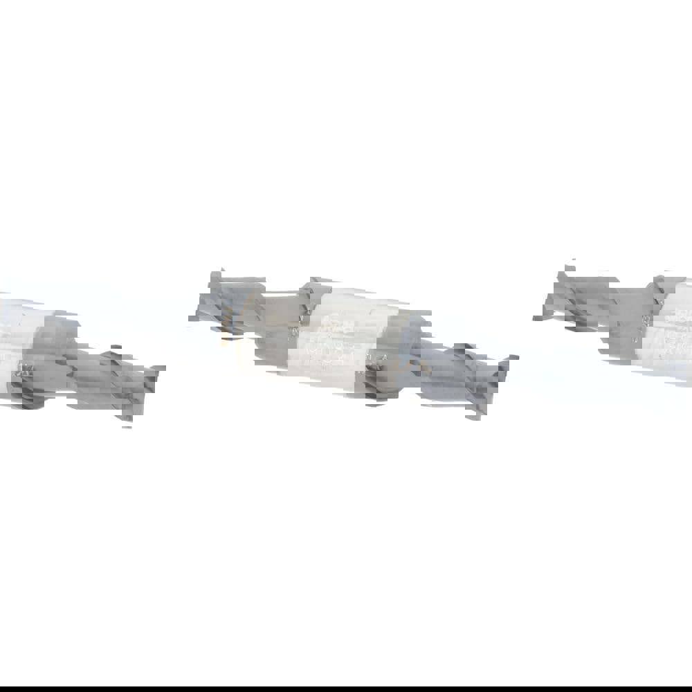 Square End Mill: 1/4'' Dia, 5/8'' LOC, 3/8'' Shank Dia, 3'' OAL, 2 Flutes, Solid Carbide