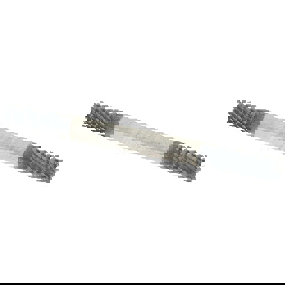 Square End Mill: 1/8'' Dia, 1/4'' LOC, 1/8'' Shank Dia, 1-1/2'' OAL, 5 Flutes, Solid Carbide