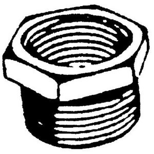 3/4X1/4 FS 3M-6M HEX THRD BUSH