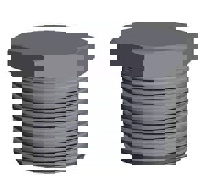 1-1/2 FS 3M-6M THRD HEX PLUG