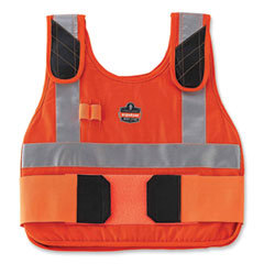 Cooling Vests; Cooling Technology: Phase Change Vest ; Breakaway: No ; Expandable: Yes ; Size: Small; Medium ; Color: Orange ; Maximum Cooling Time (Hours): 4