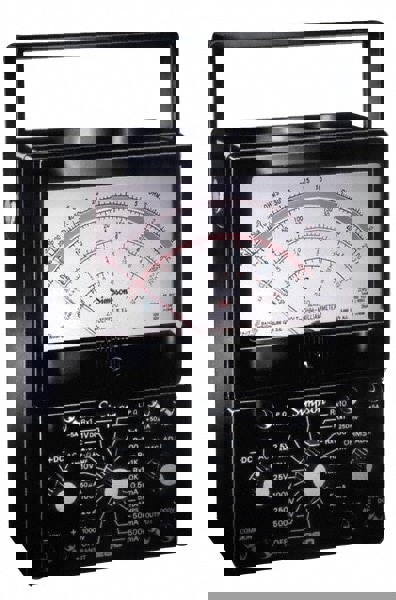 Analog & Manual Ranging Multimeter: 1,000 VAC/VDC