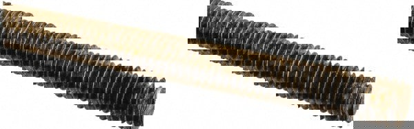 Threaded Rod: 3/8-16, 2' Long, Brass