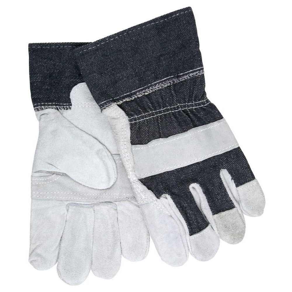 Work Gloves: Memphis 1220DX, Size Large, Fleece Lined, Cowhide Leather, General Purpose