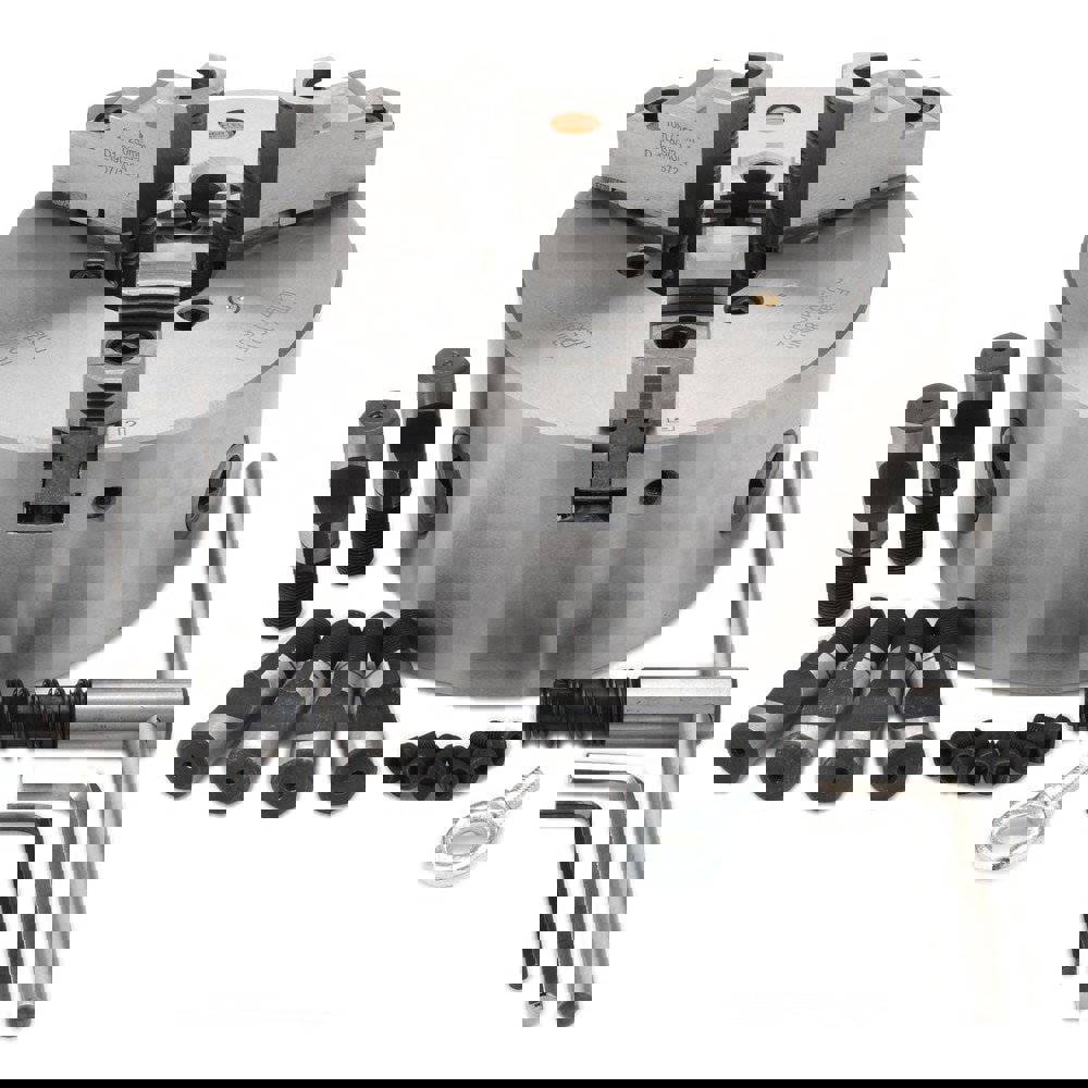 Manual Lathe Chuck: 3 Jaws, 10