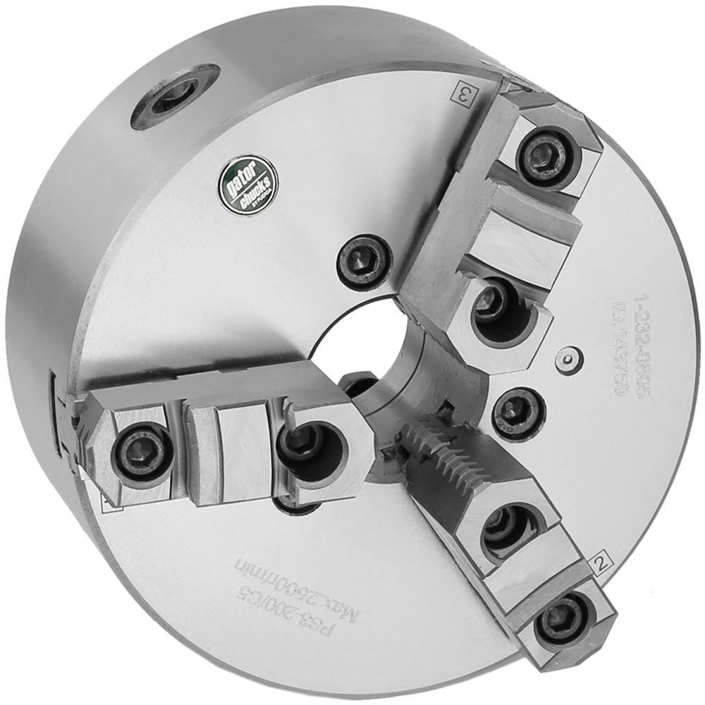 Manual Lathe Chuck: 3 Jaws, 16