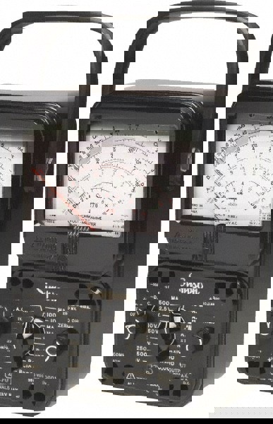 Analog & Manual Ranging Multimeter: 1,000 VAC/VDC