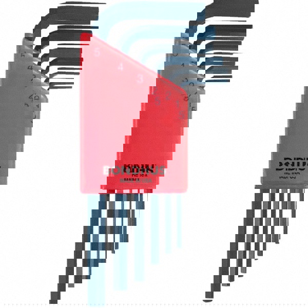 Hex Key Sets; Ball End: No ; Tool Type: Hex ; Handle Type: L-Handle ; Measurement Type: Metric ; Hex Size: 1.5 - 5 mm ; Hex Size Range (mm): 1.5 - 5